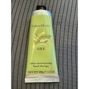 Crabtree &Evelyn Moisturizing Lily Hand Therapy Muguet 100g/3.5oz  NEW